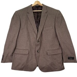 NEW Jos A Bank Mens 48R Executive Tailored Fit Wool Silk Blazer Jacket Stretch